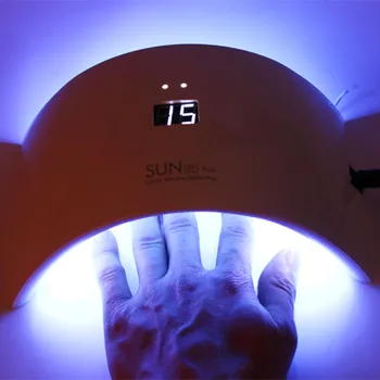 Lampe for negle SUN9s PLUS 36W Nail Art UV-Lamper Til Nail Art Tromme For UV Gel LED Skum Nail Gel Maskine Infrarød Sensor i uv-lampen