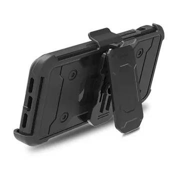LANCASE Til iPhone X Sag 2 i 1 PC+Silikone Robust Stødsikkert Coque Til iPhone X Phone Case 10 Dække Tynde Bælte Armor Defender