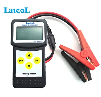 Lancol 12V Aumotive batteri kapacitet tester Køretøj CCA Bil Batteri Tester Analyzer MIKRO-200 for Bly-syre