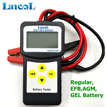 Lancol MIKRO-200 Bilens Batteri Tester 12V Digital Batteri Analyzer 30-200Ah