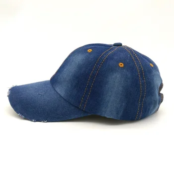 Lanxxy Denim Hætte Mænd og Kvinder Jeans Farve Mode Baseball Caps Vintage Hat solhatte 4 Farver for at Vælge