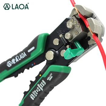 LAOA Automatisk Wire Stripper Værktøjer Professionel Elektrisk Kabel afisoleringsværktøj For Elektriker Crimpping Lavet i Taiwan