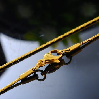 LASPERAL Guld Farve Rustfrit Stål Kæde Bambus Kæde DIY Smykker at Gøre Materiale 50.4 cm Tilbehør Til Smykker