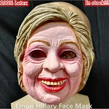 Latex OS præsidentkandidaten Hillary Clinton Latex Maske Til Alle Fans Part Berømte Advokater, Politikere, Hillary Diane Masker