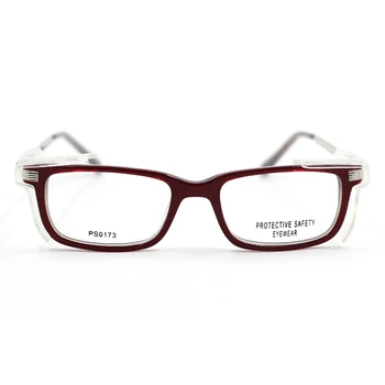 Laura Fe Fashion Kvinder Mænd Beskyttelsesbriller Acetat Rustfrit Stål Patchwork Sikkerhed Briller Ramme