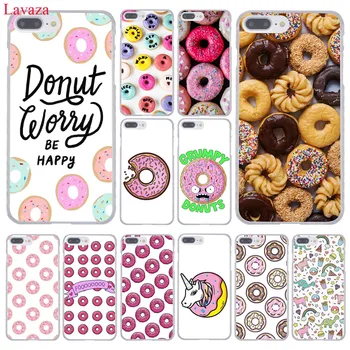 Lavaza Banan Frites Donuts Hårdt Coque Shell Telefon-etui til Apple iPhone 8 7 6 6S Plus X 10 5 5S SE 5C 4 4S Cover