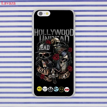 Lavaza hollywood undead Hårdt Coque Shell Telefon-etui til Apple iPhone 8 7 6 6S Plus X 10 5 5S SE 5C 4 4S Cover