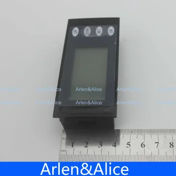 LCD-5IN1 vise 20A Spænding strøm aktiv power energy meter blå baggrundsbelysning panel voltmeter amperemeter kwh 80-260V 50/60HZ