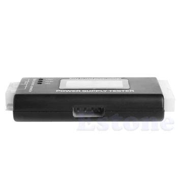 LCD-PC 20/24 Pin 4 PSU ATX BTX-ITX SATA HDD Strømforsyning Tester