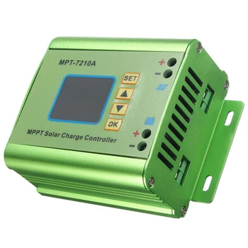 LCD-Skærm MPT-7210A MPPT solpanel Oplade Controlleren 24/36/48/60/72V Øge Sol Batteri Controllere