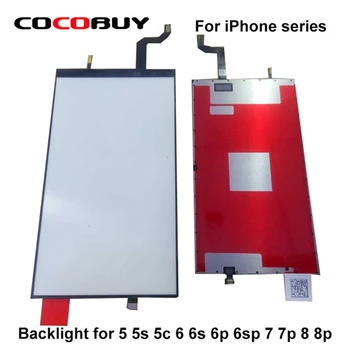 LCD-skærmens Baggrundsbelysning Film med Flex Kabel til iPhone 5 5S 6 6P 6S 6SP 7 7P 8 8P