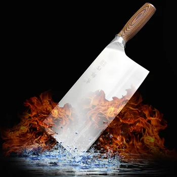 LDZ 9Cr15MoV Rustfrit Stål Kitcchen Kokkens Kniv Skarpe Japanske køkkenknive Kød, Frugt, Grøntsager Cuter Cleaver Madlavning Værktøjer