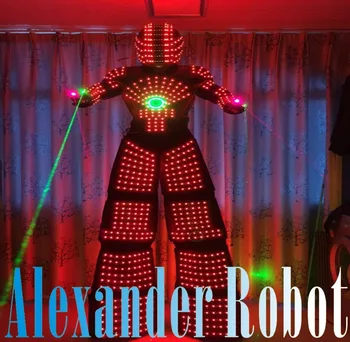 LED-Kostume /LED-Tøj/Lys passer/ LED-Robot passer/ Kryoman robot/ david robo
