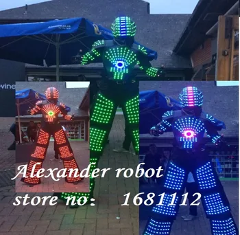 LED-Kostume /LED-Tøj/Lys passer/ LED-Robot passer/ Kryoman robot/ david robo