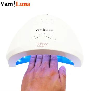 LED Nail tørremaskine Sunone SunUV - 48W UV-Lampe med 5S 30'ERNE, 60'ERNE Timer Hvidt Lys For Neglelak Nail Gel Nail Art Værktøj