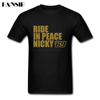 Legenden Nicky Hayden 69 Motorcykel Tur I Fred Fashion T-shirts Mandlige Brugerdefinerede Bomuld kortærmet Mænd T-Shirt Familien Sommer Tees