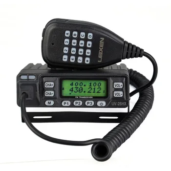 Leixen UV-25HX Min Bil Walkie Talkie Dual-Band-VHF-UHF mobilradio To Måde Skinke Radio HF Transceiver Til Jagt Radio Station
