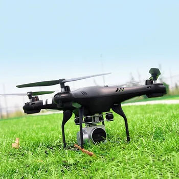 Lensoul Drone 4 Kanals 2,4 GHz 2MP HD-kamera-LED-Belysning 6-Axis Gyro 360 graders Rullende Quadcopter APP Sæt Højde Fjernbetjening UAV