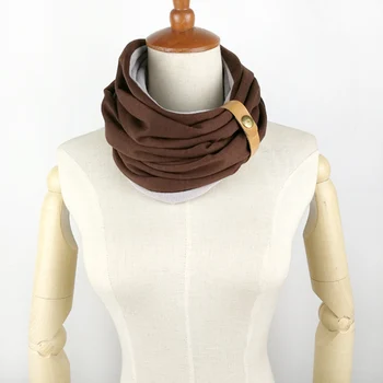 Leo anvi design echarpe hiver femme to farve bomuld sjaal tørklæde til kvinder, mænd tube tørklæde mex bufandas forår vinter shemagh
