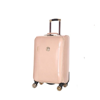 Letrend Business Læder Rullende Bagage Spinner Hjulene Kufferter Mænd Vogn PU koreanske Kuffert Håndbagage Kvinder rejsetaske 20'
