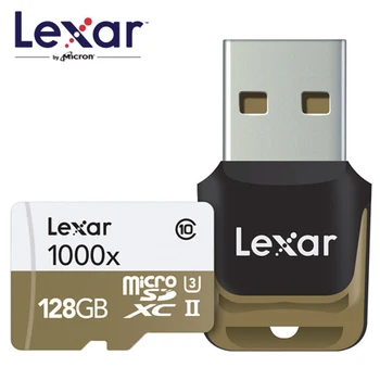 Lexar 150MB/s 1000x Micro SD SDHC 32GB Class 10 64GBmicro SDXC 128GB Hukommelse Card Reader UHS for Drone Gopro Hero Sport Videokamera