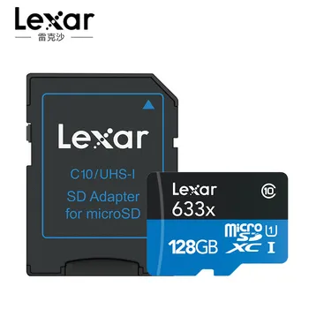 Lexar95MB/s 633x Micro SD-16g SDHC 32GB Class 10 64GB micro SDXC Hukommelseskort Læser UHS-1 for Drone Gopro Dji Sport Videokamera
