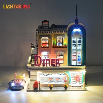 LIGHTAILING LED Lys Kit Til Cerator Ekspert Downtown Diner byggesten Belysning, der er Kompatibelt Med 10260 Og 15037