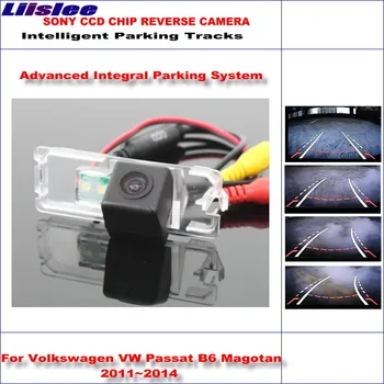 Liislee Backup Bageste Omvendt Kamera Til Volkswagen VW Passat B6 Magotan 2011~/ HD 860 * 576 Intelligent Parkering Spor