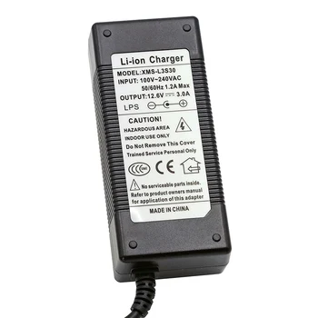 Liitokala 12,6 V 3 Et 18650 lithium batteri oplader 3-serie lithium batteri 12V batteri oplader+AC-strømkabel