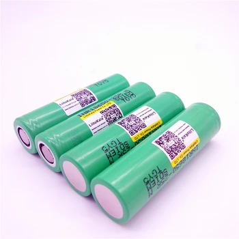 Liitokala for samsung 18650 2500mah lithium batteri 25r inr1865025r 20a batteri til elektronisk cigaret+MAX