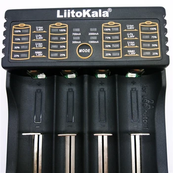 Liitokala Lii-402 18650 Oplader 1,2 V 3,7 V 3.2 V 3.85 V AA / AAA 26650 18350 14500 16340 LiFePO4 Ni-MH Ni-Cd Batteri Rechareable