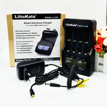 LiitoKala lii-500 LCD-3,7 V 1,2 V 18650 26650 16340 14500 10440 18500 20700B 21700 Batteri Oplader med skærm