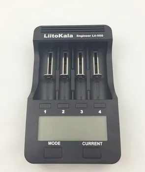 Liitokala lii 500 LCD-Oplader 3,7 V 18650 26650 18500 cylindrisk lithium batterier 1,2 V AA AAA NiMH batteri oplader