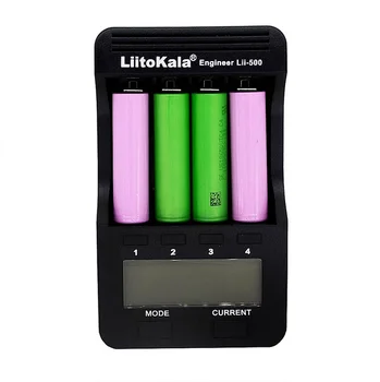 Liitokala lii-500 LCD3.7V/1,2 V AA/AAA 18650/26650/16340/14500/10440/18500 Batteri Oplader med tv+12V2A adapte+output 5V1A