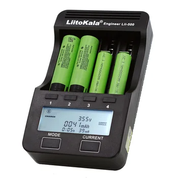 Liitokala Lii-500 NiMH-Batteri, Oplader,3,7 V 18650 18350 18500 17500 10440 26650 1,2 V AA AAA-5 V-udgang LCD-smart oplader