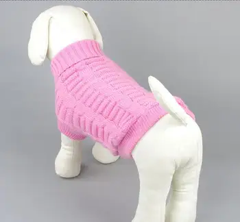 Lille hund sweater cute pet hund Sweater dog vest pet tøj, Forskellige farver af hund sweater 6 størrelsen og 2 farve forsyninger selskabsdyr hvalp