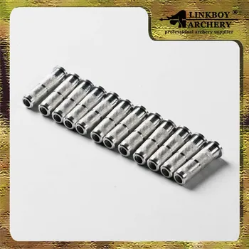 Linkboy Bueskydning Pil Aluminium Insert for ID6.2mm OD7.6mm Pil Pile til Jagt
