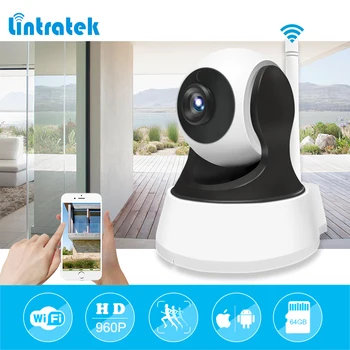 Lintratek IP-Kamera, Wi-Fi Wireless Wifi Sikkerhed CCTV Kamera hd 960P Night Vision P2P Onvif-Motion Detection Overvågning Camara