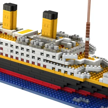 Lis LOZ Titanic DIY Samle byggesten Model Klassisk Legetøj Gave til Børn