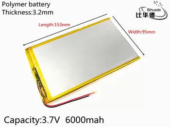 Liter energi batteri 1stk/masse Polymer lithium batterier af 3,7 V 6000mAh 3295153 For 8 tommer og 9 tommer 10tommer 12-tommer Tablet PC