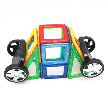 LittLove Magnetisk Legetøj 106 PC ' Kids Legetøj Plastic Pædagogiske byggesten Cool Robot Kit Magnetiske Modeller Mursten Legetøj For Børn