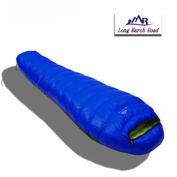 LMR 1200g/1500g/1800g/2000g goose ned sovepose Nye udendørs ultralet bjergigning, camping sovepose udfylde mummy style