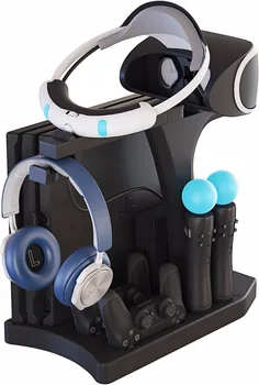 Lodret Stander,Blæseren Køler,Controller Oplader og Hub Opladning Display Stå Udstillingsvindue For PS4 VR Playstation 4 PSVR PS4