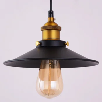 Loft American Vintage Vedhæng Lys Kobber fatning E27 110/220V Antikke Pendel Lampe til Hjemmet Indretning Restaurant Belysning