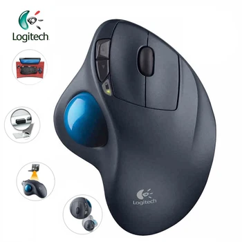 Logitech M570 Mus med 2,4 G Trådløse Optiske Trackball Ergonomisk Rude 10/8/7 Mac OS Støtte Officielle Test + Gratis Gave
