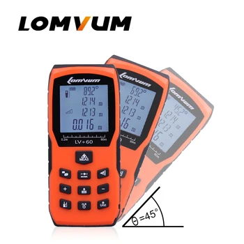 LOMVUM LV-503 Håndholdte Laser Distance Meter 40 M 60 M 80 M 100 M Mini Laser Afstandsmåler Laser Tape Range Finder Diastimeter Måle