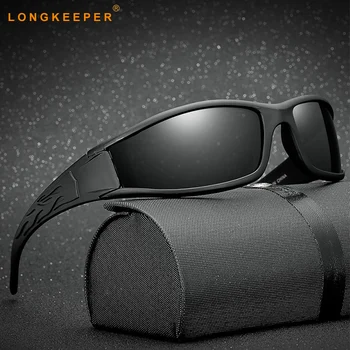 LongKeeper 2018 Mænd Polariserede Solbriller UV400 Beskyttelse Mærke Mænd Kørsel Gafas de sol, solbriller Til mænd Sport