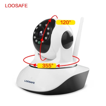 LOOSAFE HD 1080P IP-Kamera WIFI Kamera Overvågning Kamera 2 MP Baby Monitor Trådløs P2P IP Kamera PTZ Wifi Sikkerhed Cam