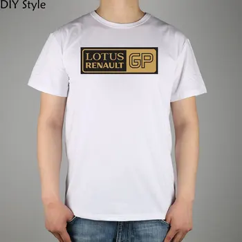 LOTUS RENAULT F1 T-shirt Fashion Brand t-shirt mænd, lycra, bomuld kortærmet