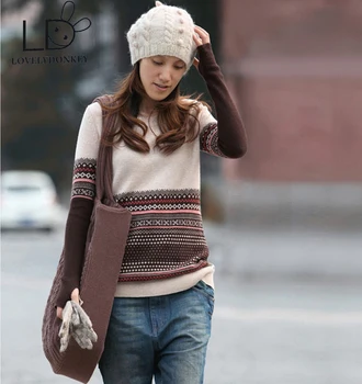LOVELYDONKEYFree forsendelse Nye cashmere sweater kvinder cashmere PulloversM88